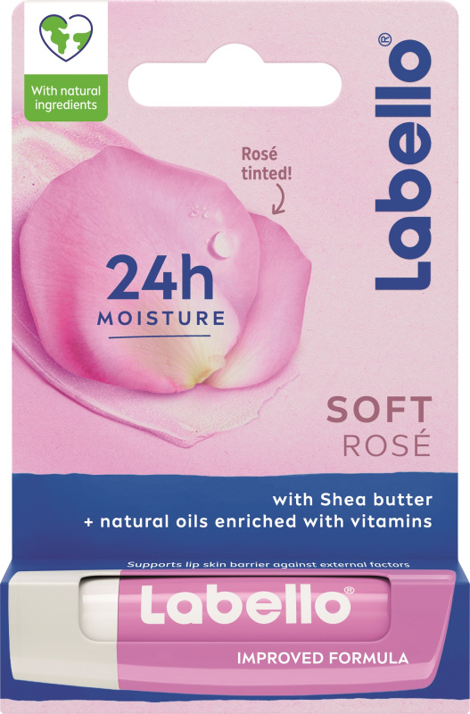 Labello Soft Rosé balzám na rty 4.8 g