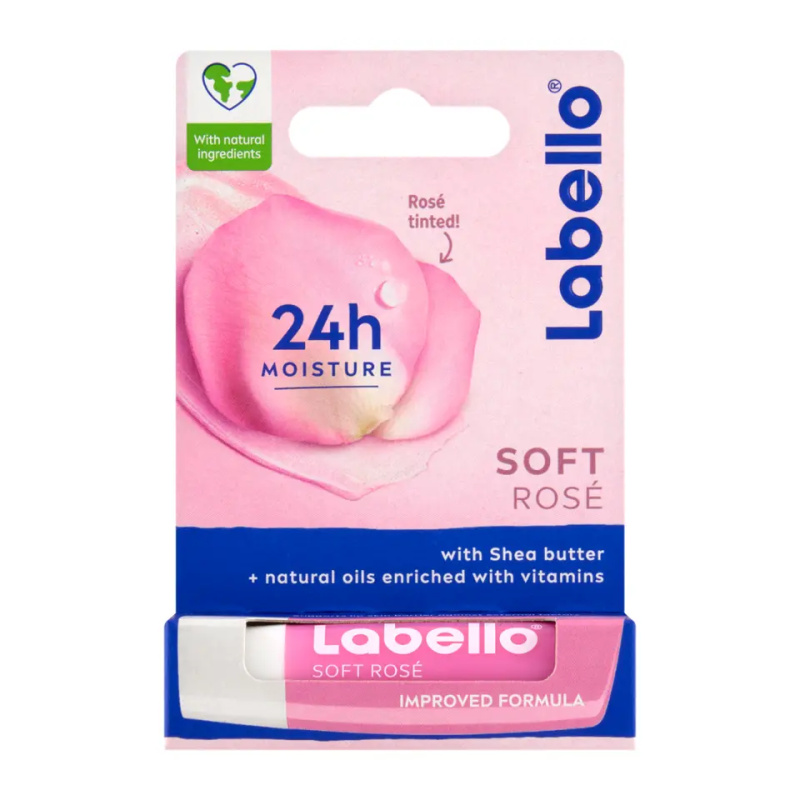 Labello Soft Rosé balzám na rty 4.8 g