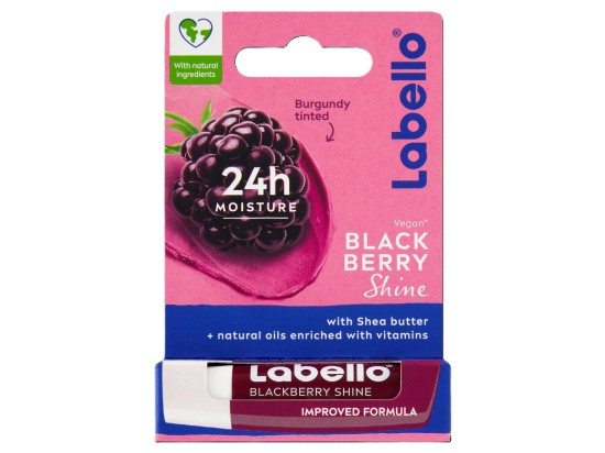 Labello Blackberry Shine hydratační balzám na rty 4.8 g