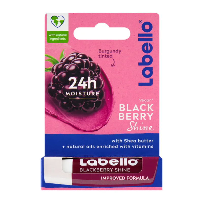 Labello Blackberry Shine hydratační balzám na rty 4.8 g