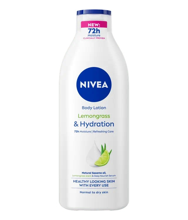 NIVEA Lemongrass hydratační tělové mléko 400 ml
