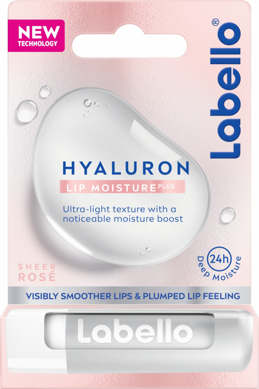 Labello Hyaluron Rose balzám na rty 5,2 g