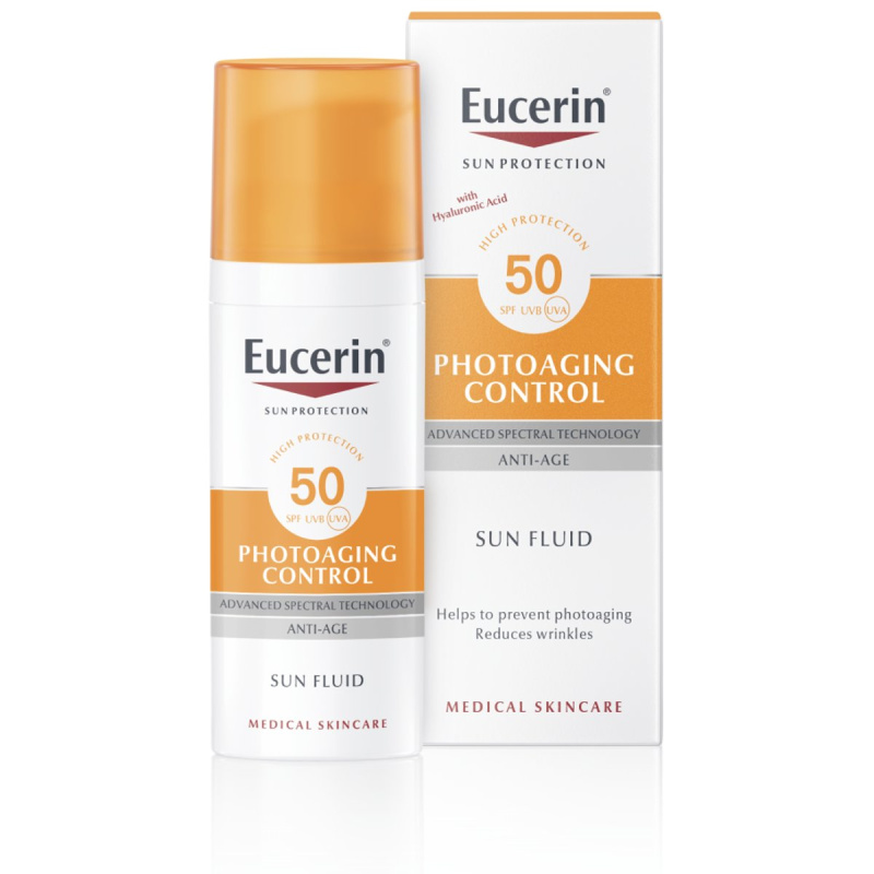 Eucerin SUN emulze proti vráskám SPF50 50ml