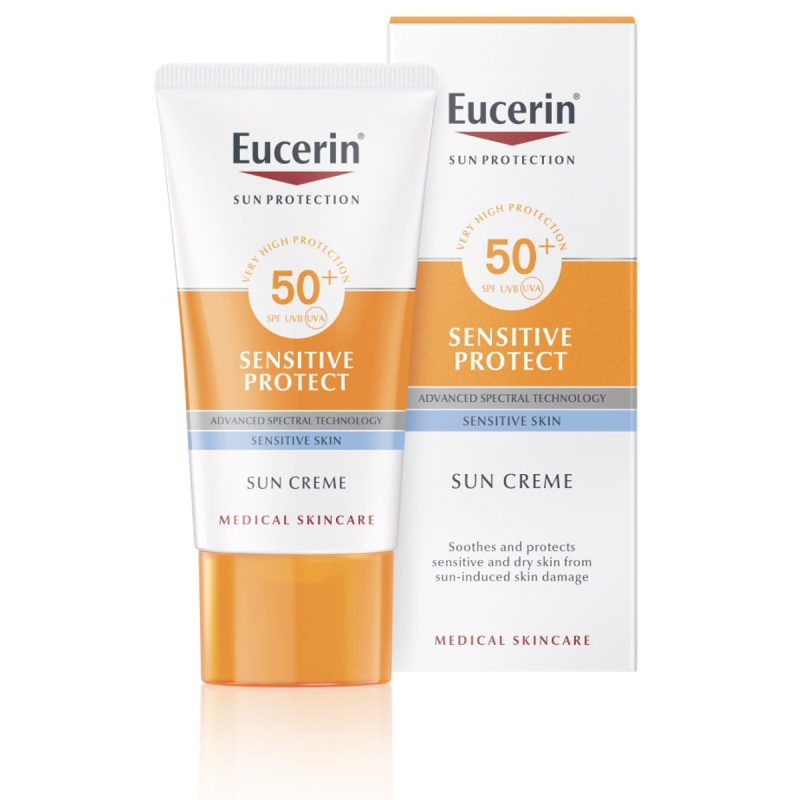 Eucerin SUN opalovací krém na obličej SPF50+50ml