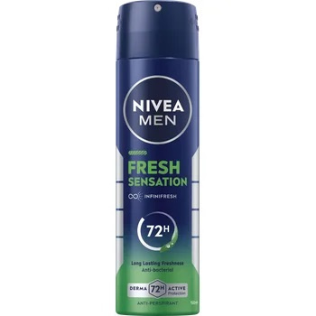 NIVEA MEN Fresh Sensation antiperspirant ve spreji 72h pro muže 150 ml