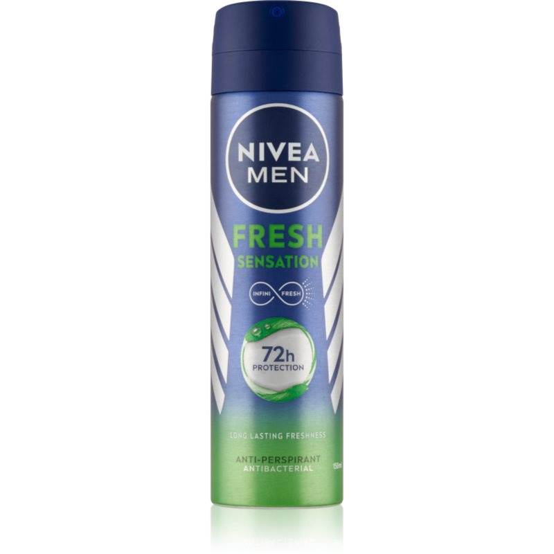 NIVEA MEN Fresh Sensation antiperspirant ve spreji 72h pro muže 150 ml