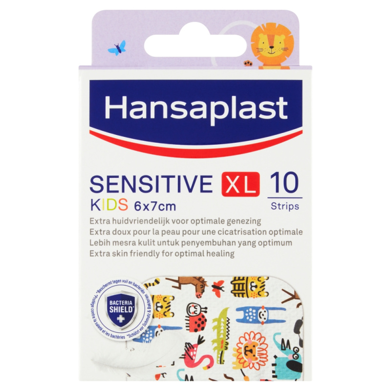 Hansaplast Sensitive Zvířátka Large náplasti 10 ks