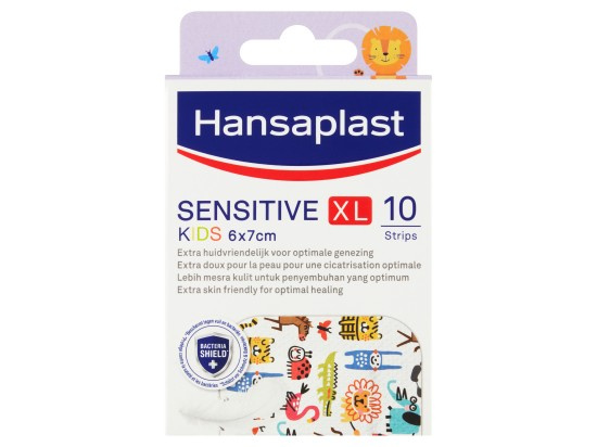 Hansaplast Sensitive Zvířátka Large náplasti 10 ks
