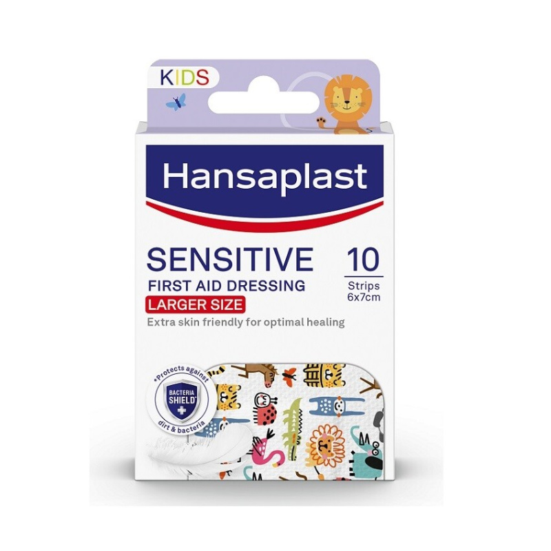 Hansaplast Sensitive Zvířátka Large náplasti 10 ks