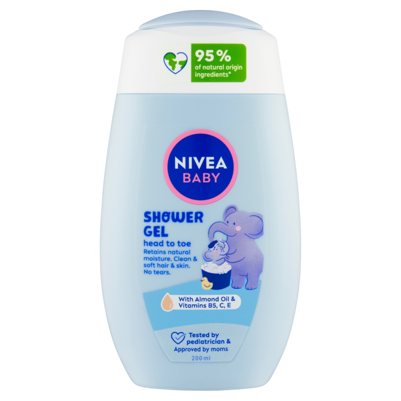 NIVEA BABY sprchový gel na tělo a vlasy 200 ml