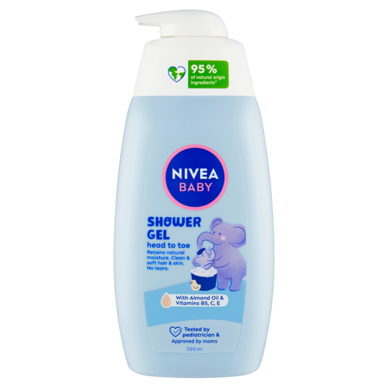 NIVEA BABY sprchový gel na tělo a vlasy 500 ml