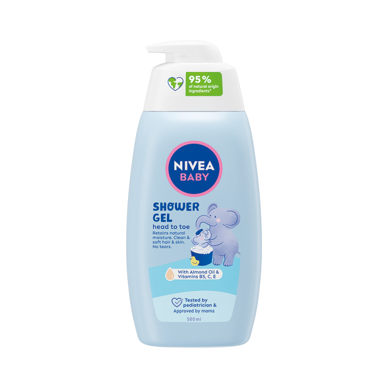 NIVEA BABY sprchový gel na tělo a vlasy 500 ml