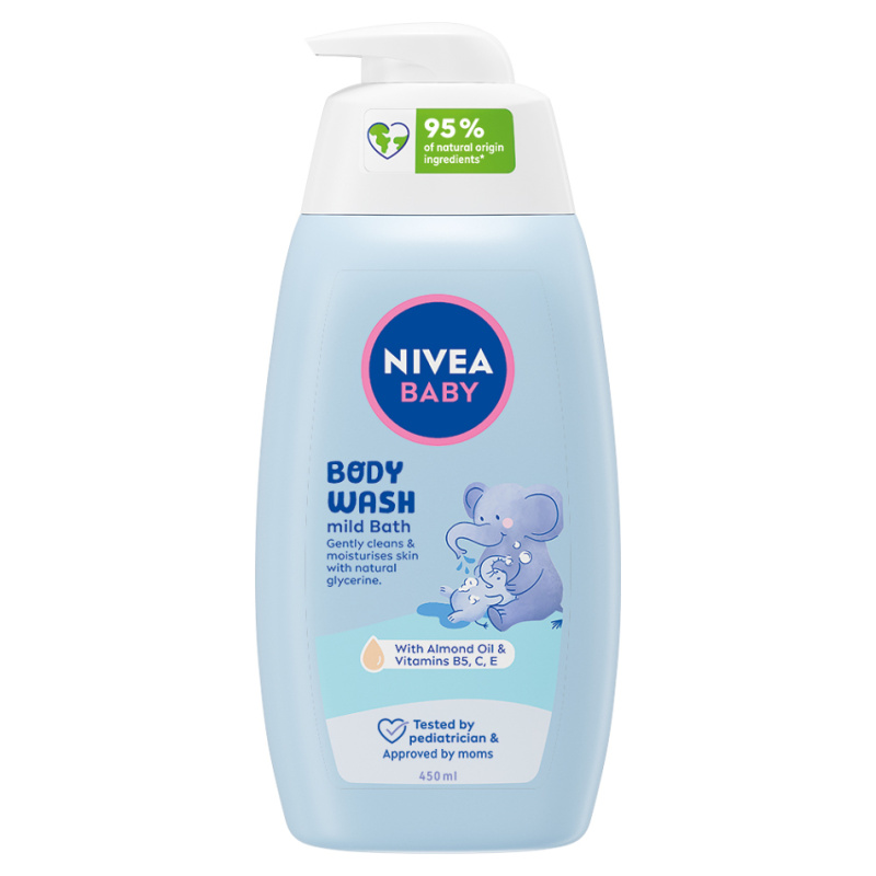 NIVEA BABY jemný sprchový gel 450 ml