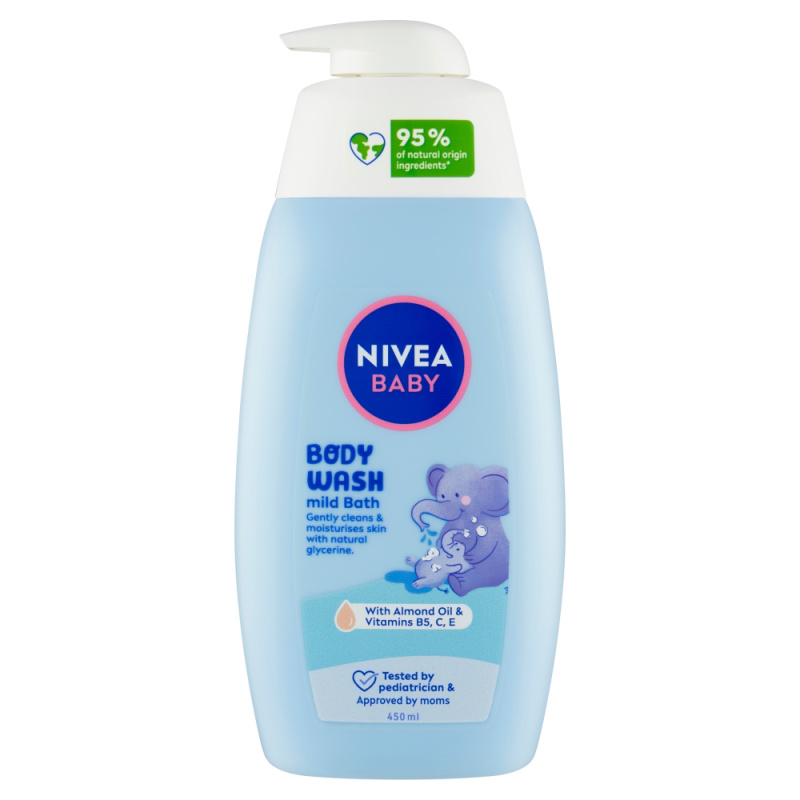 NIVEA BABY jemný sprchový gel 450 ml
