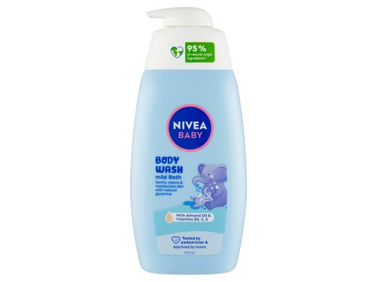 NIVEA BABY jemný sprchový gel 450 ml
