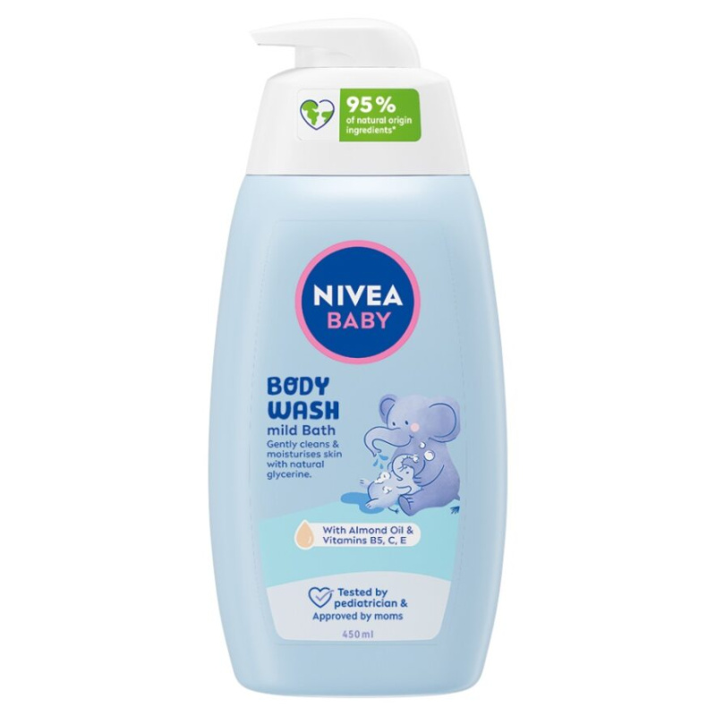 NIVEA BABY jemný sprchový gel 450 ml