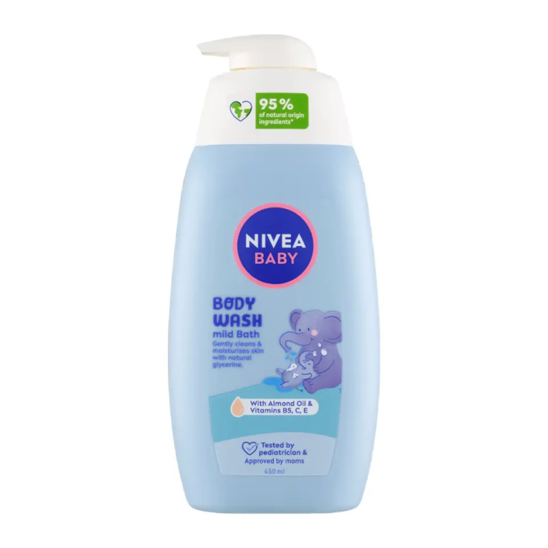 NIVEA BABY jemný sprchový gel 450 ml