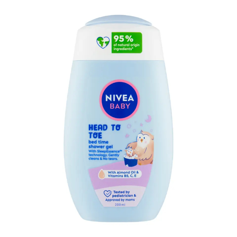NIVEA BABY Bed Time sprchový gel na tělo a vlasy 200 ml