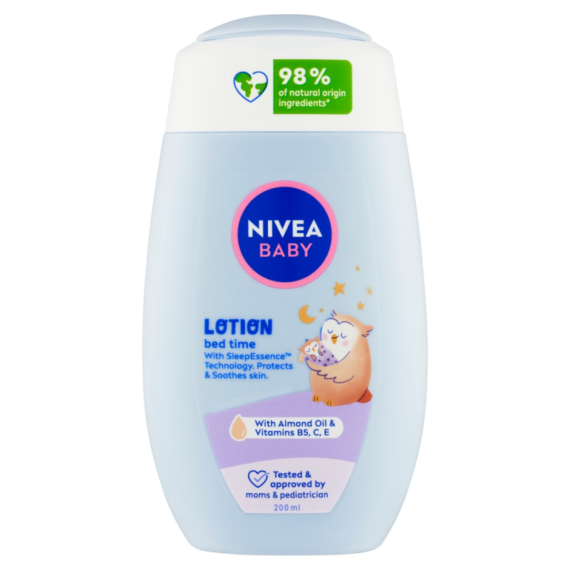 NIVEA BABY Bed Time zklidňující tělové mléko 200 ml