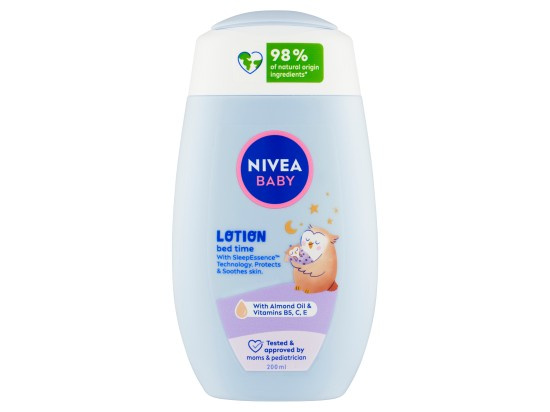 NIVEA BABY Bed Time zklidňující tělové mléko 200 ml