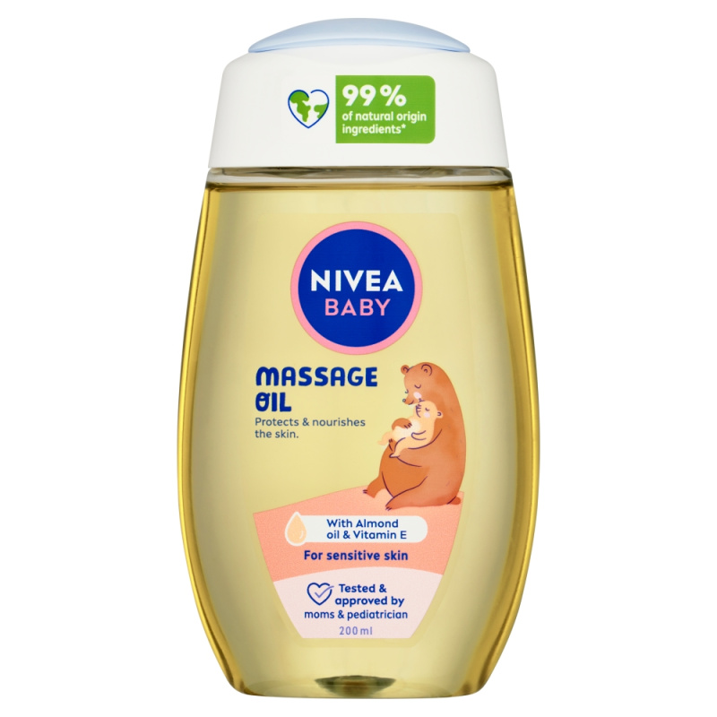 NIVEA BABY masážní olej 200 ml