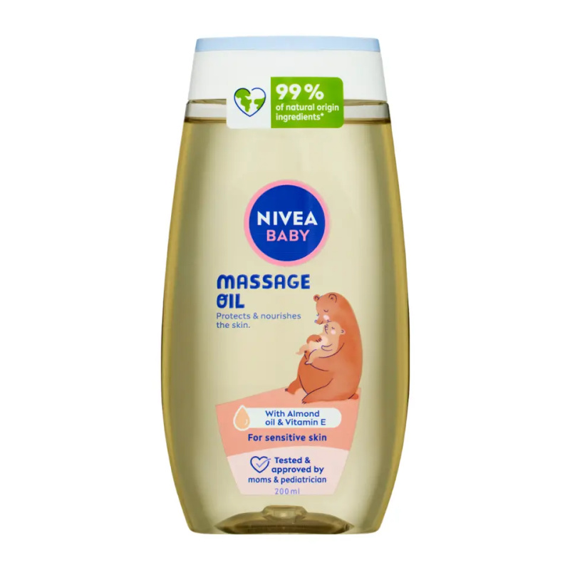 NIVEA BABY masážní olej 200 ml