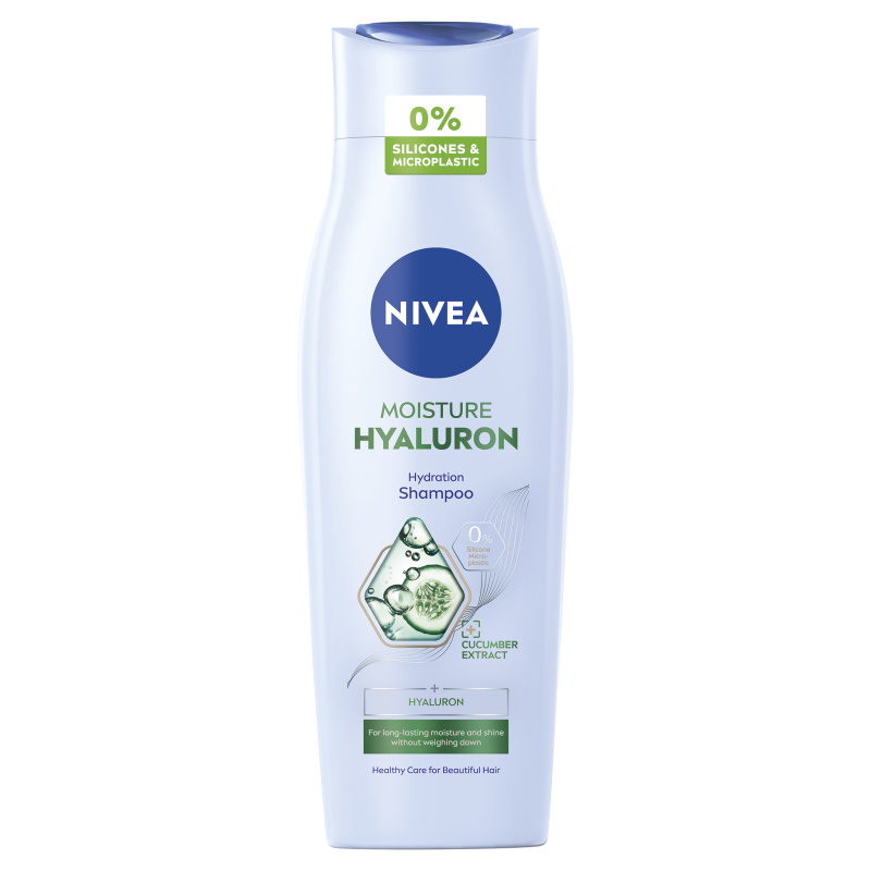 NIVEA Moisture Hyaluron micelární šampon s hydratačním účinkem 250 ml