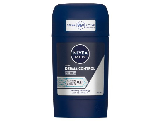 NIVEA MEN Derma Dry Control tuhý antiperspirant 50 ml