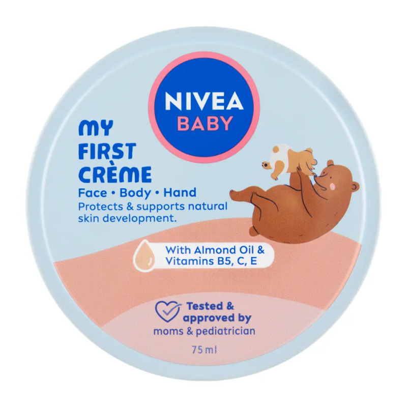 NIVEA BABY multifunkční krém na obličej a tělo 75 ml