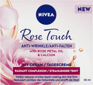 Nivea Rose Touch denní krém proti vráskám 50 ml