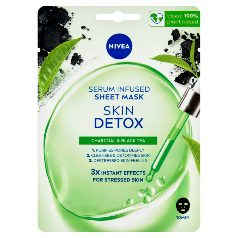 NIVEA Urban Skin Detox 10minutová textilní maska 1 ks