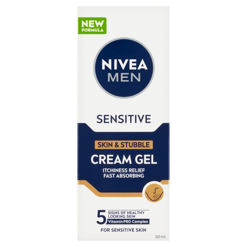 NIVEA MEN Sensitive krémový gel pro zklidnění pleti pro muže 50 ml