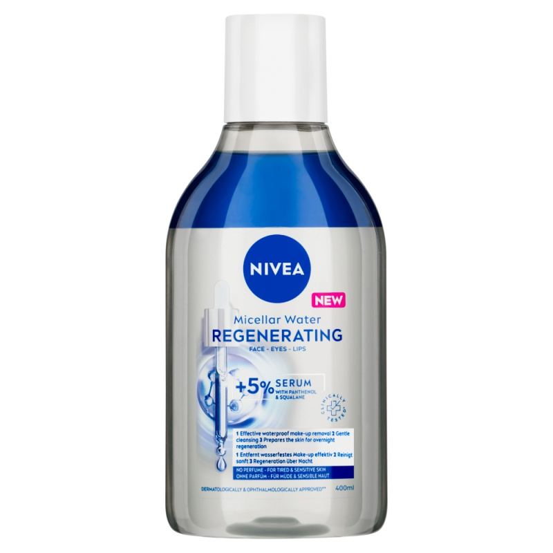 NIVEA Micellar Regenerating čisticí micelární voda s regeneračním účinkem 400 ml