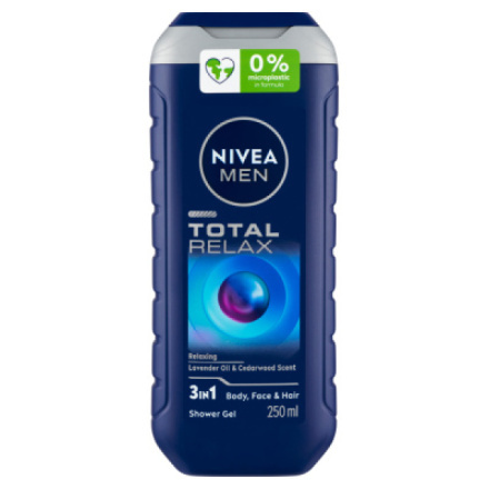 NIVEA MEN Total Relax relaxační sprchový gel pro muže 250 ml