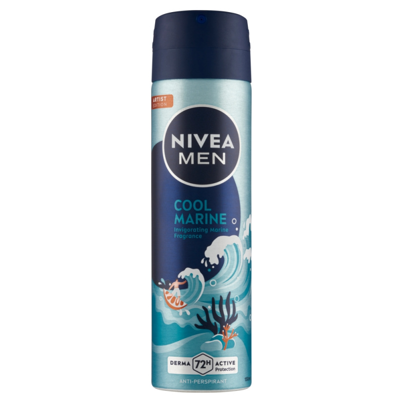NIVEA MEN Cool Marine antiperspirant ve spreji 150 ml