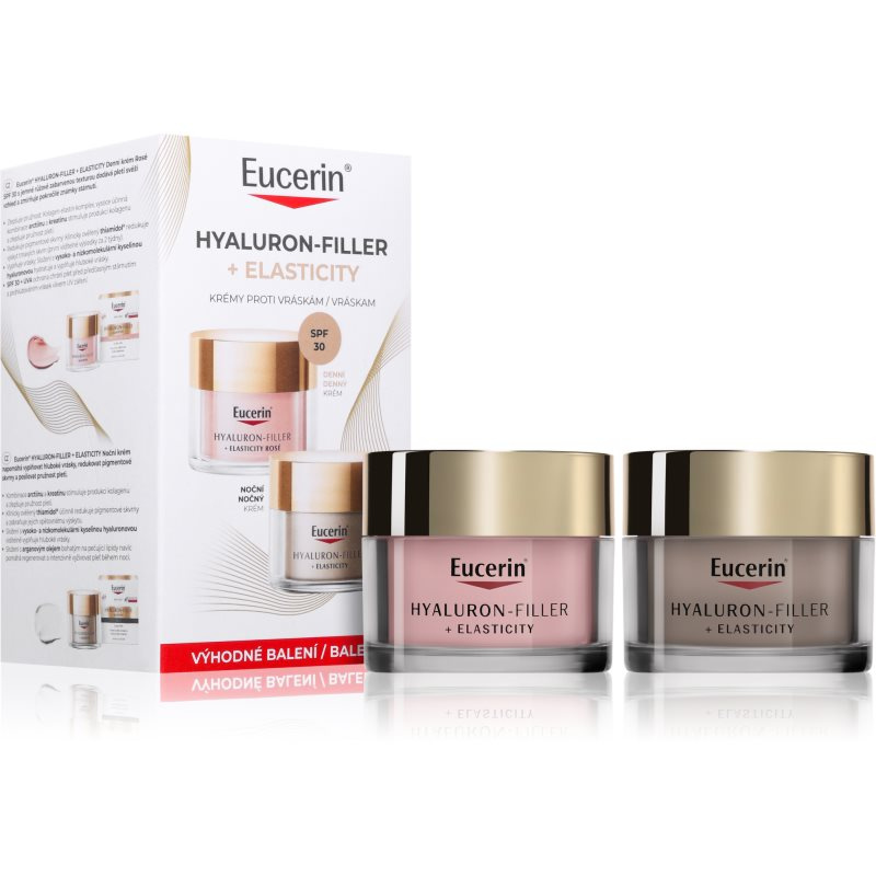 EUCERIN Hyaluron- Filler + Elasticity Denní krém 50 ml + noční krém 50 ml