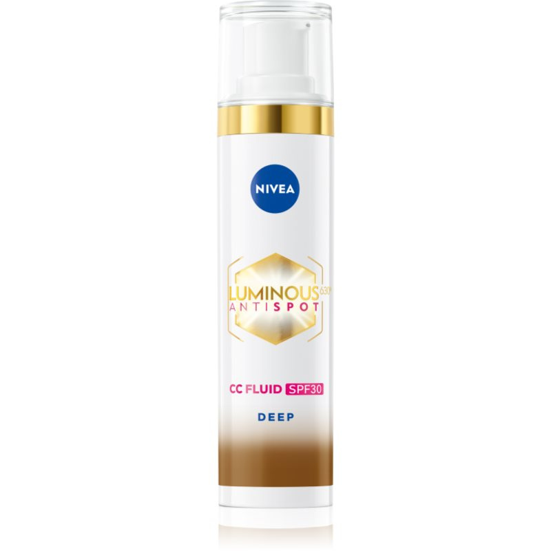 NIVEA Luminous 630 Anti Spot rozjasňující CC krém SPF 30 odstín Deep 40 ml