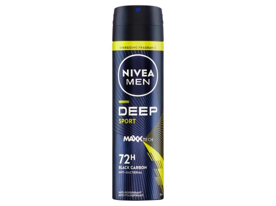 NIVEA MEN Deep Sport antiperspirant ve spreji pro muže 150 ml