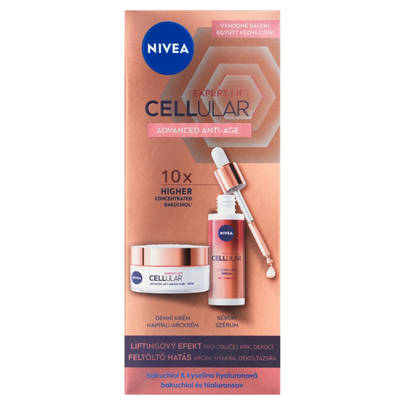 NIVEA Cellular Expert Lift výhodné balení pro zpevnění pleti