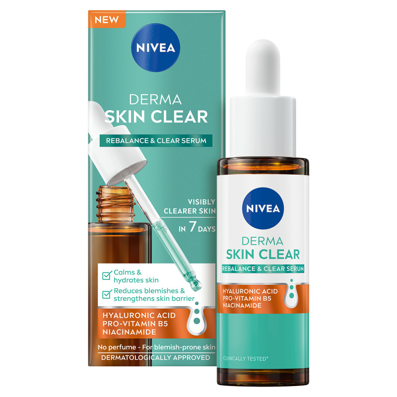 NIVEA Derma Skin Clear obnovující pleťové sérum pro problematickou pleť 30 ml