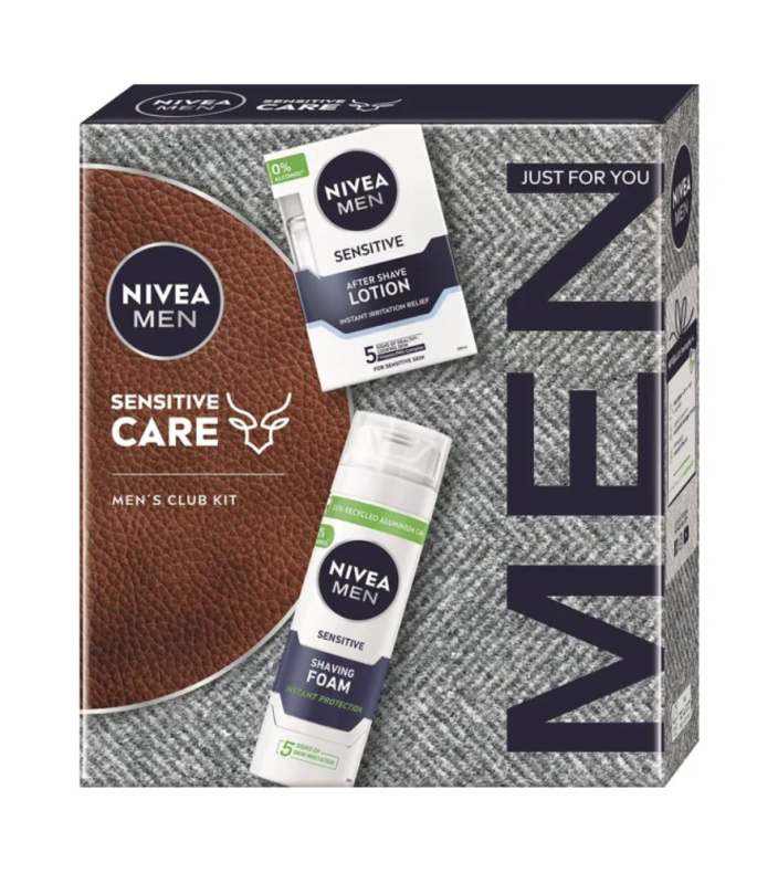 NIVEA MEN Sensitive Care dárková sada na holení pro muže