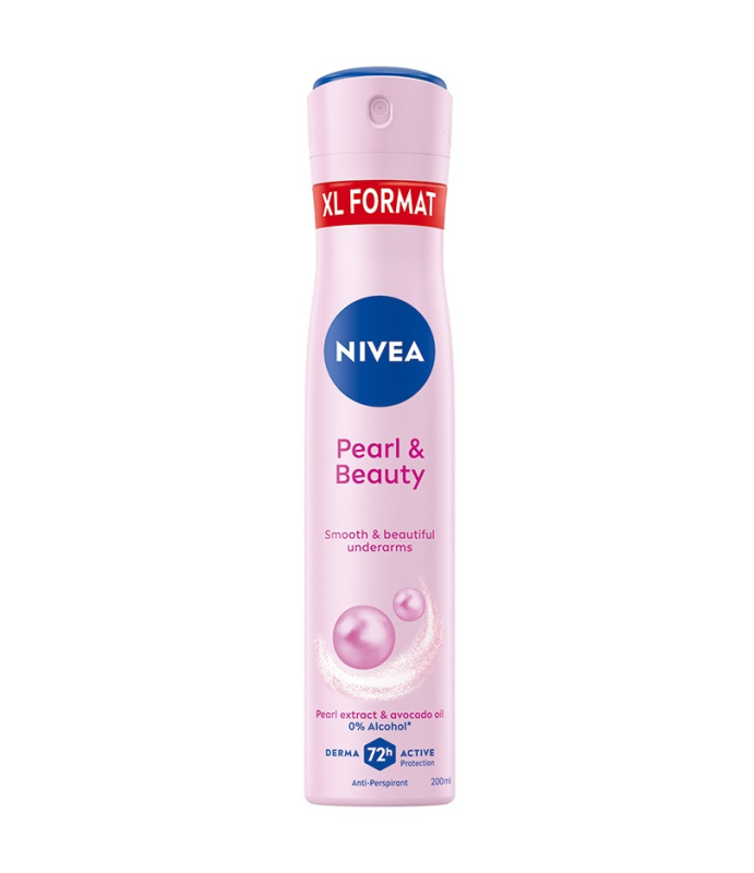 NIVEA Pearl & Beauty antiperspirant ve spreji 72h 200 ml