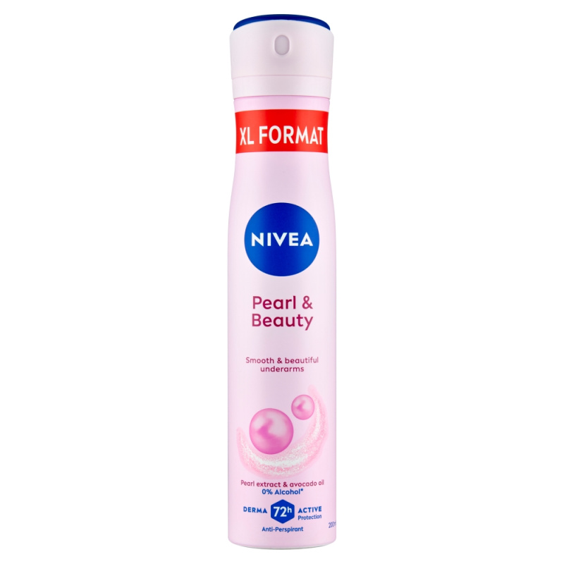 NIVEA Pearl & Beauty antiperspirant ve spreji 72h 200 ml