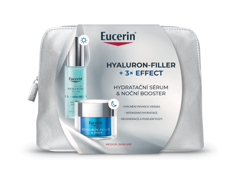 Eucerin Hyaluron-Filler + 3x Effect vánoční dárková sada pro intenzivní hydrataci