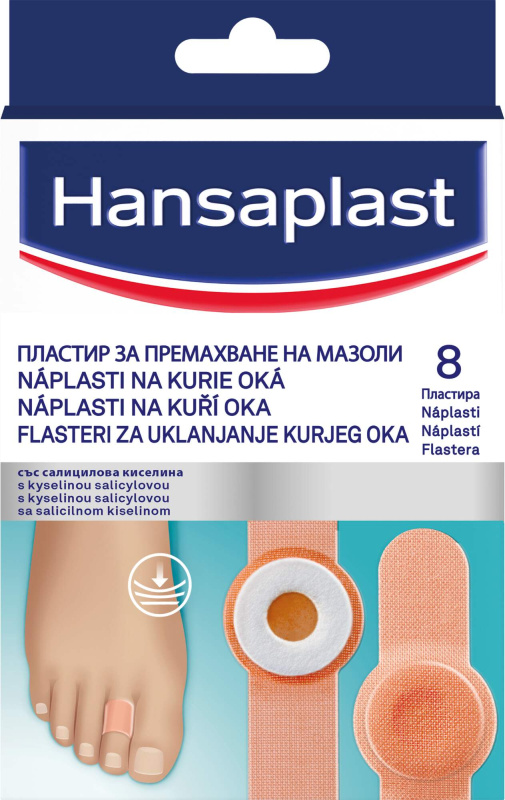 HANSAPLAST Náplast na kuří oka 8 kusů