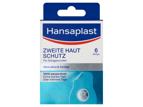HANSAPLAST Second skin náplast hydrokoloidní 6 kusů