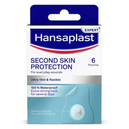 HANSAPLAST Second skin náplast hydrokoloidní 6 kusů