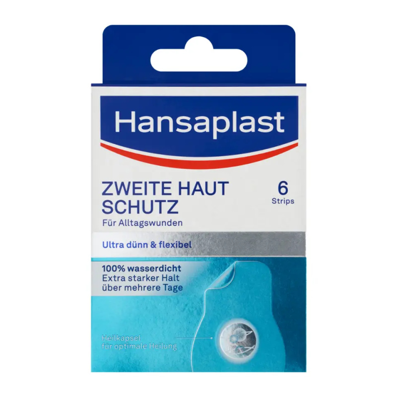 HANSAPLAST Second skin náplast hydrokoloidní 6 kusů