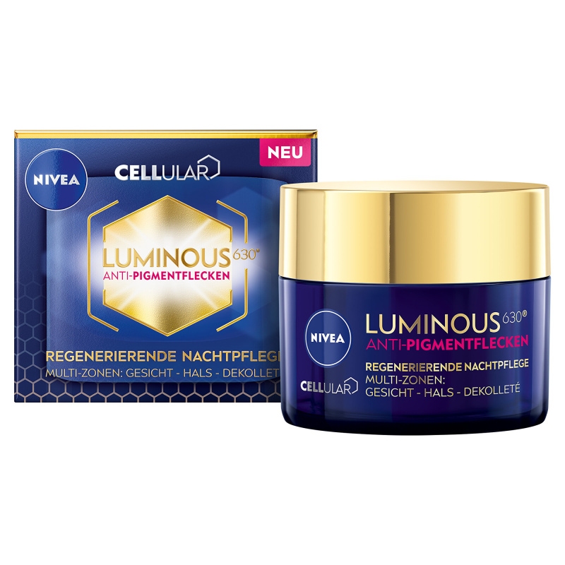 NIVEA Luminous noční krém proti pigmentovým skvrnám 50 ml