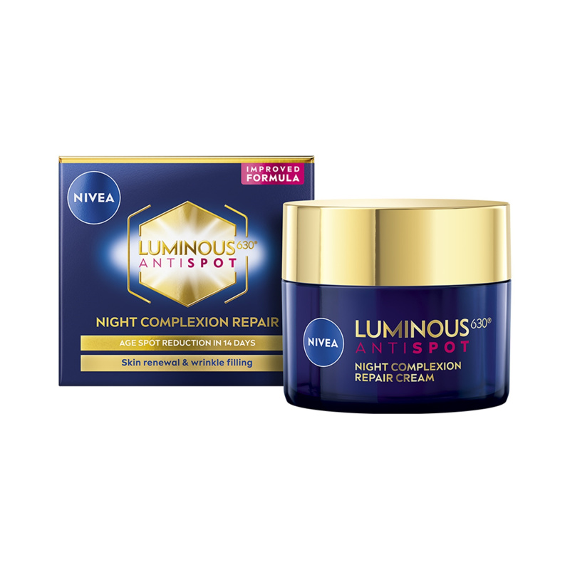 NIVEA Luminous noční krém proti pigmentovým skvrnám 50 ml